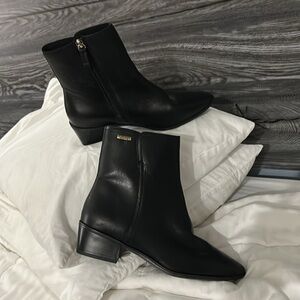 Rockport Boots Womens 9Black Leather Geovana Gore Bootlķn.